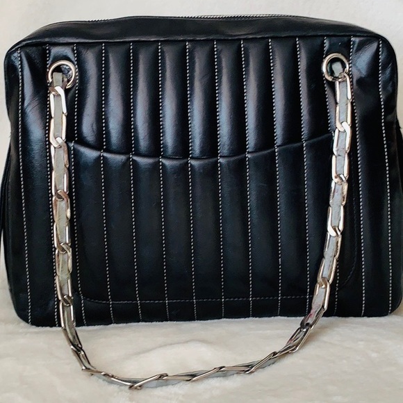 CHANEL Quilted Vertical Mademoiselle Camera Case - Picture 11 of 16